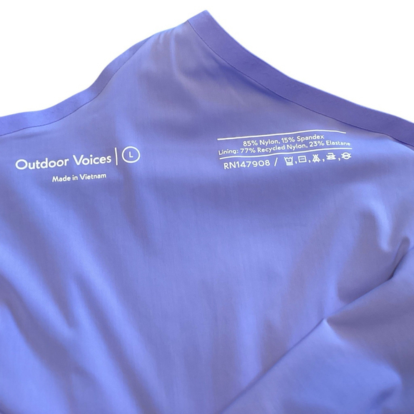 Outdoor Voices The Exercise Dress Sz L Purple Skort Gym Gorpcore Pickleball EUC - Picture 9 of 11